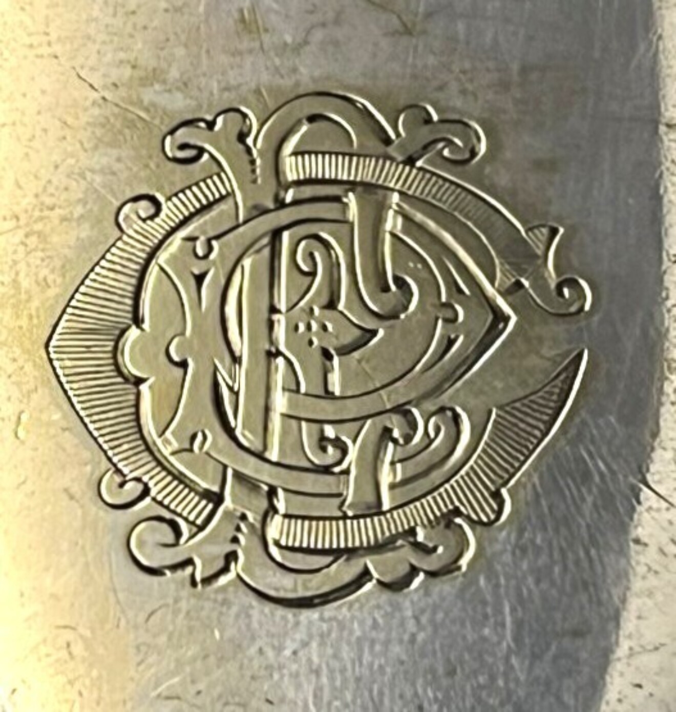 Antique Silver Plated Leather Bound Spirit Flask by Mappin Brothers London