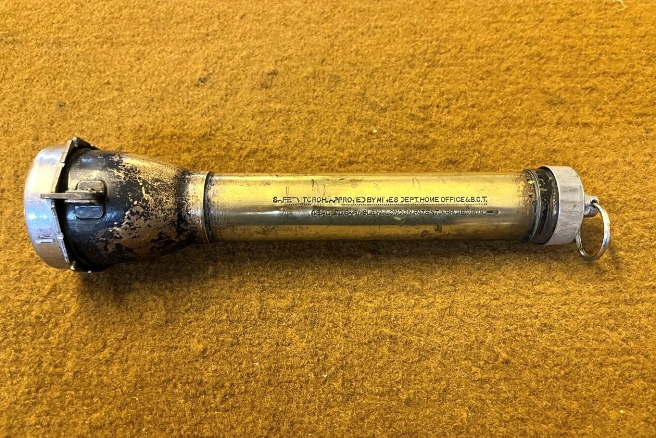 Vintage CEAG Miner's Safety Torch Approved by Mines Dept, Home Office & B.C.T.