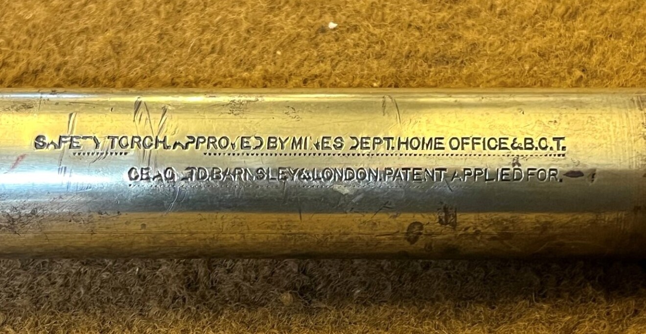 Vintage CEAG Miner's Safety Torch Approved by Mines Dept, Home Office & B.C.T.