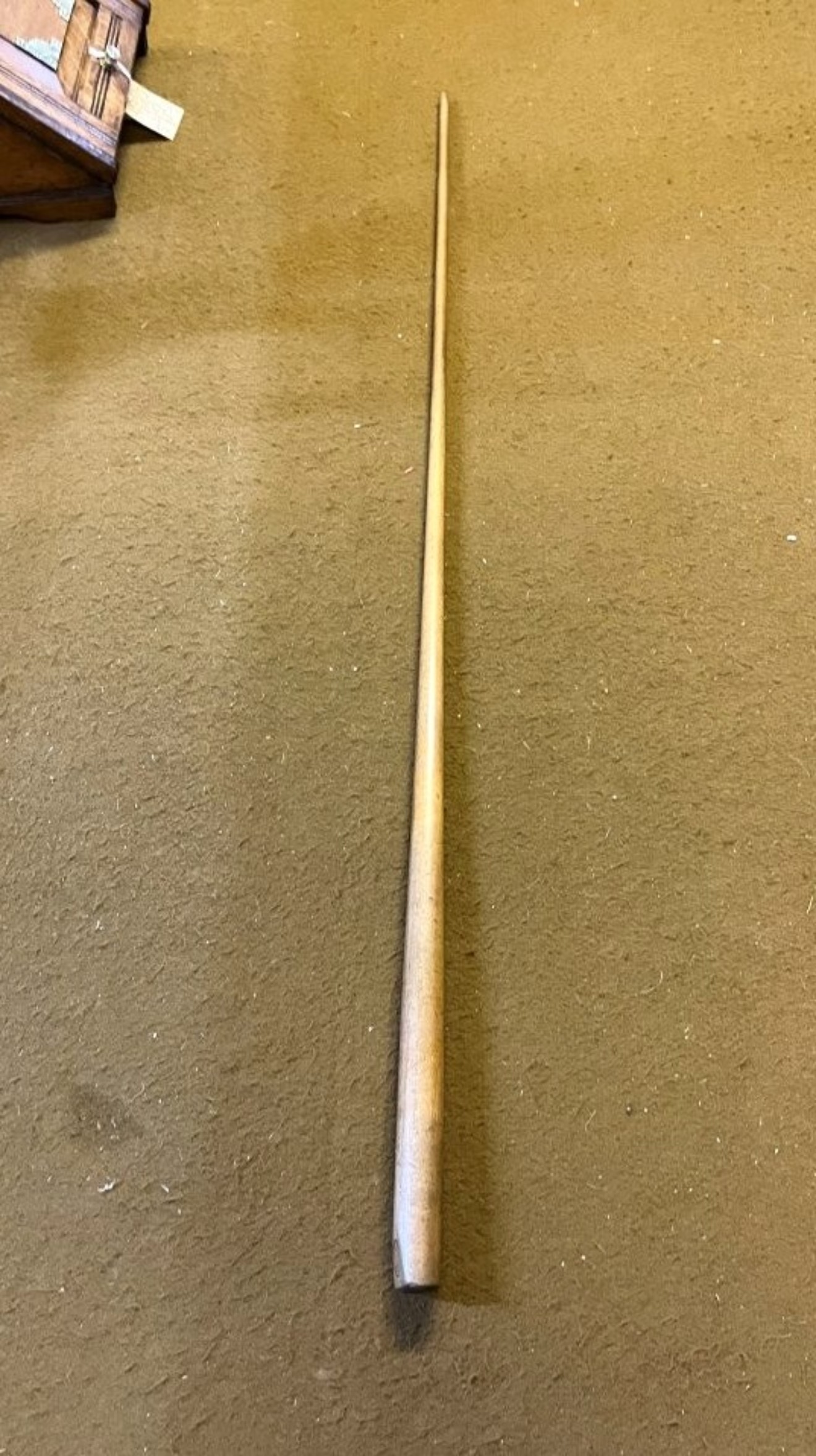 Antique E.J.Riley Ltd Accrington One Piece Snooker Cue