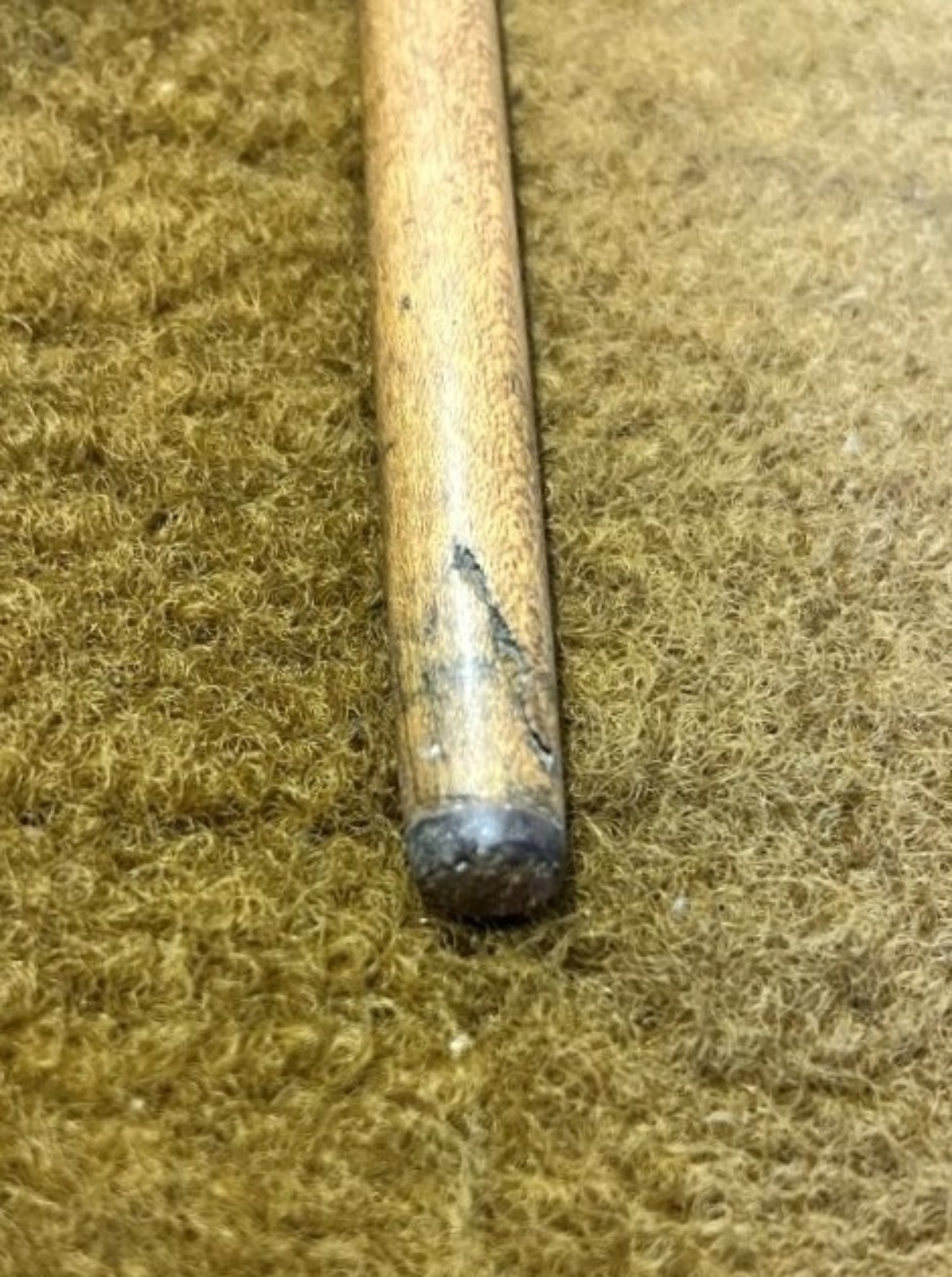 Antique E.J.Riley Ltd Accrington One Piece Snooker Cue