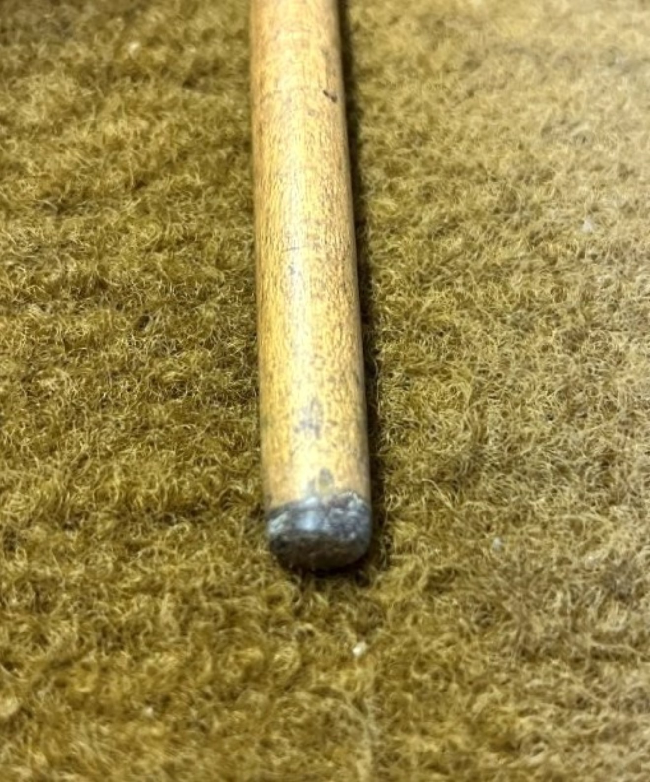Antique E.J.Riley Ltd Accrington One Piece Snooker Cue