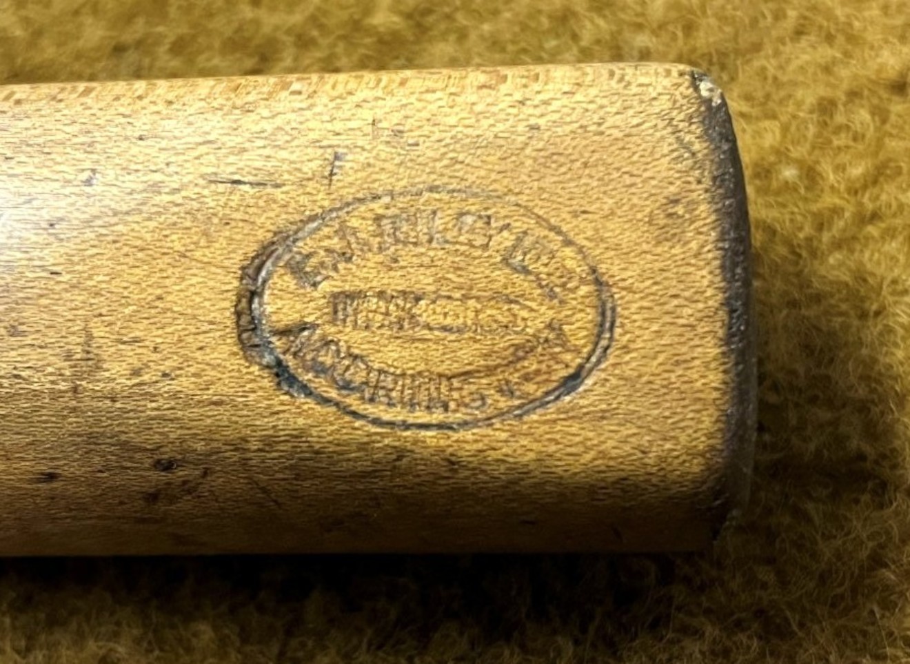 Antique E.J.Riley Ltd Accrington One Piece Snooker Cue