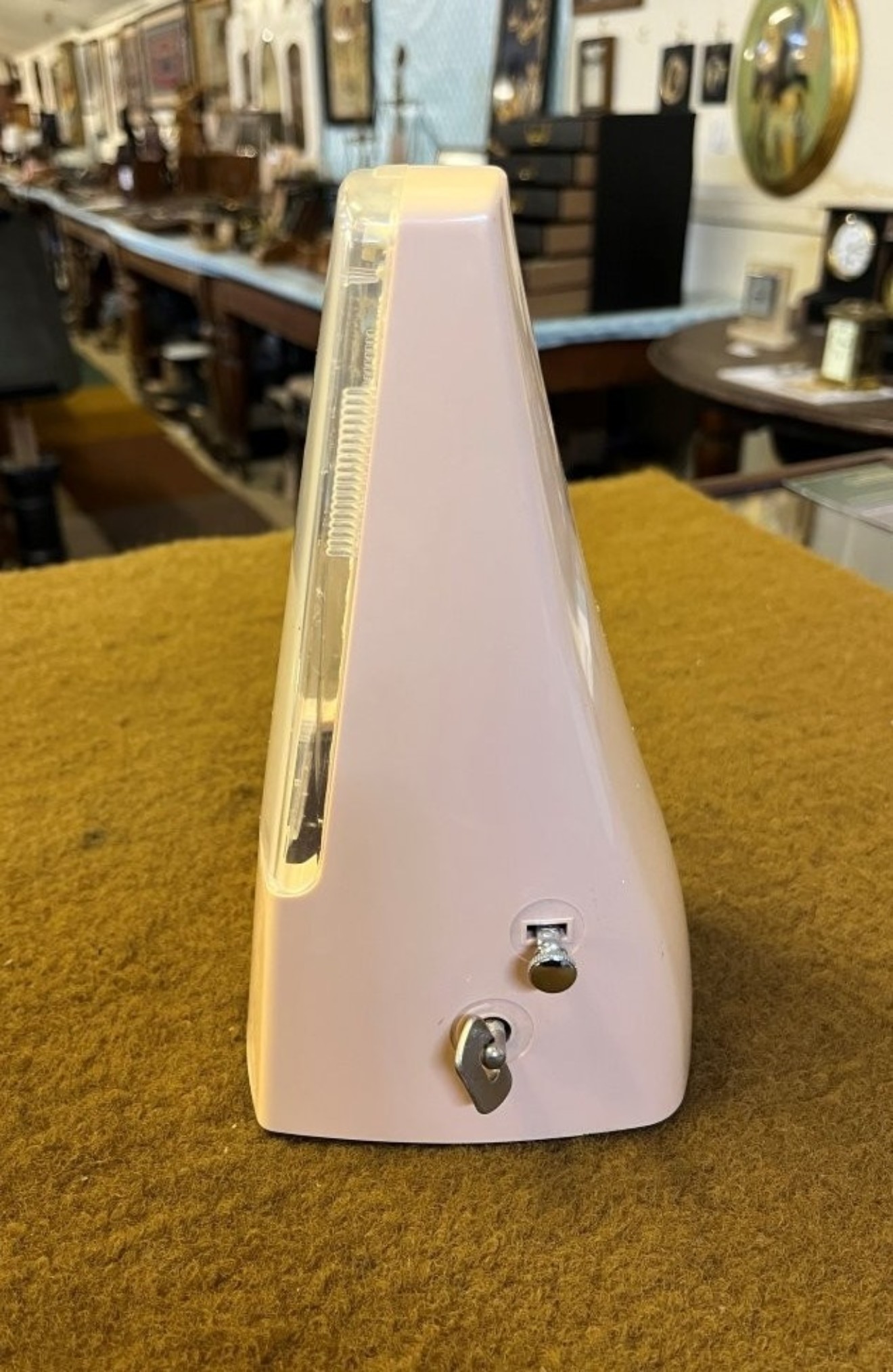 Vintage Pearl Pink Bakelite Metronome