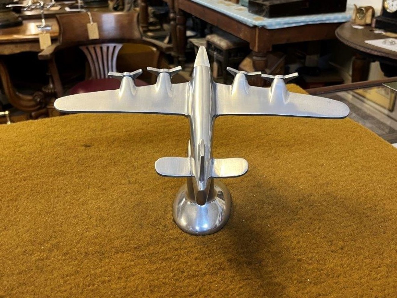Art Deco Style Desktop Model Seaplane Flying Boat