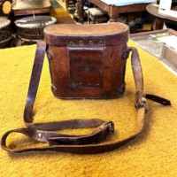 WW1 Pair of Hunsicker & Alexis, Paris Military Binoculars in Leather Case