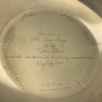 Vintage Skittles Trophy 1954 and Presentation Tray 1964