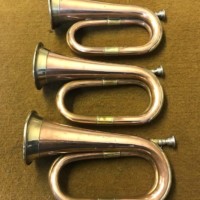 Vintage Military BugleCopper / Brass with Plated Mouthpiece