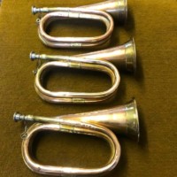 Vintage Military BugleCopper / Brass with Plated Mouthpiece