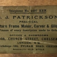 Framed Collection of 6 Silk WW1 Military Xmas / Greetings Cards