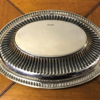 Silver Plate Fruit Dish