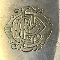 Antique Silver Plated Leather Bound Spirit Flask by Mappin Brothers London