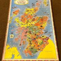 Vintage "Victory" Plywood Jigsaw Puzzle of Industrial Life in Scotland