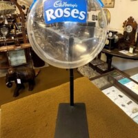 Vintage Cadburys Roses Chocolates Counter Top Advertising Display