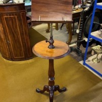 Antique Mahogany Adjustable Music / Book Stand Table by The Weston Cabinet Works Weston Super Mare