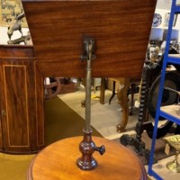 Antique Mahogany Adjustable Music / Book Stand Table by The Weston Cabinet Works Weston Super Mare