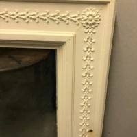 Extra Large Wooden Framed White Mirror