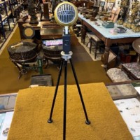 Vintage Grampian DPI Moving Coil Microphone on Extendable Tripod