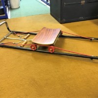 Vintage Exercise Rowing Machine