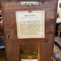 Vintage Mahogany Counter Top Cash Register
