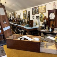 Vintage Mahogany Counter Top Cash Register