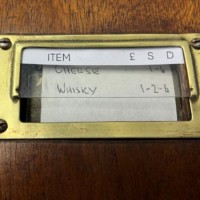 Vintage Mahogany Counter Top Cash Register