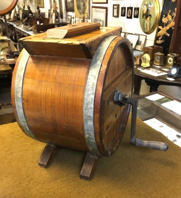 Antique Wooden Butter Churn