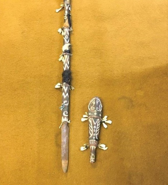 Indonesian Ceremonial Tribal Spear