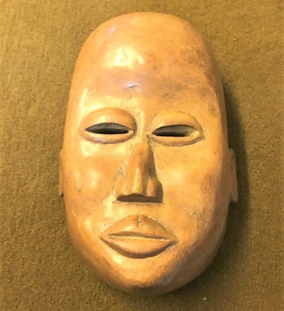 Vintage African Wooden Face Mask