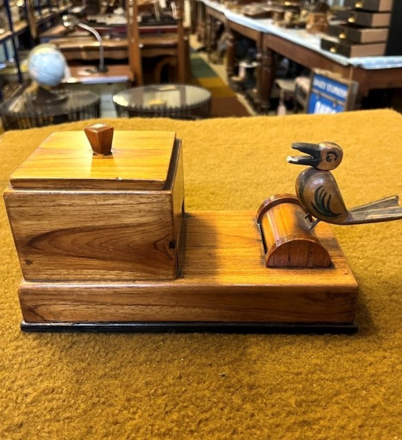 Vintage Pecking Bird Cigarette Dispenser