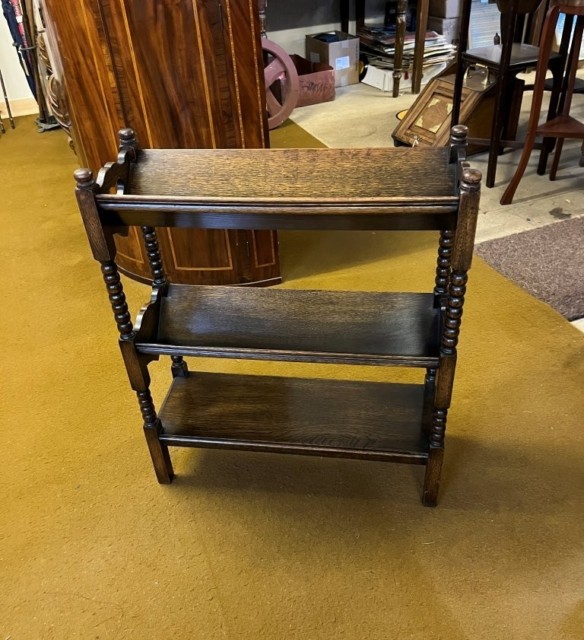 Arts & Crafts Open Front Book Trough