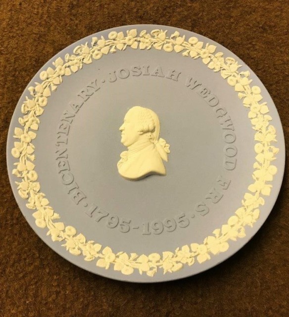 Josiah Wedgewood FRS Bicentenary 1795 - 1995 Jasperware Plate