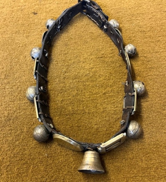Antique Leather Horse Harness Bells