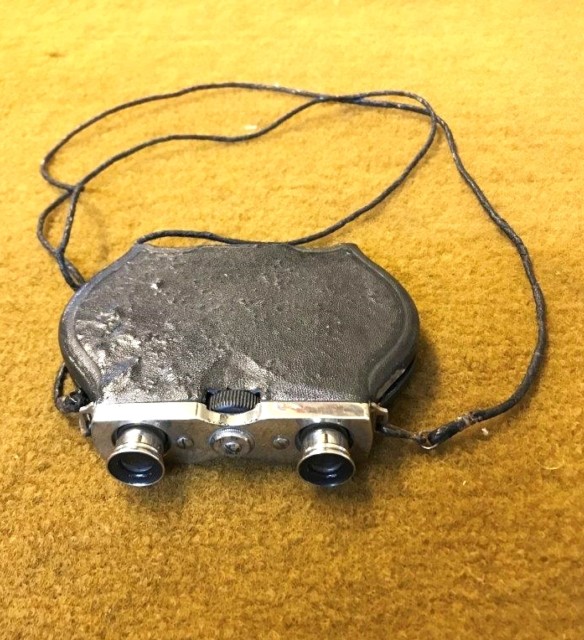 Vintage Folding Case Opera / Field Glasses